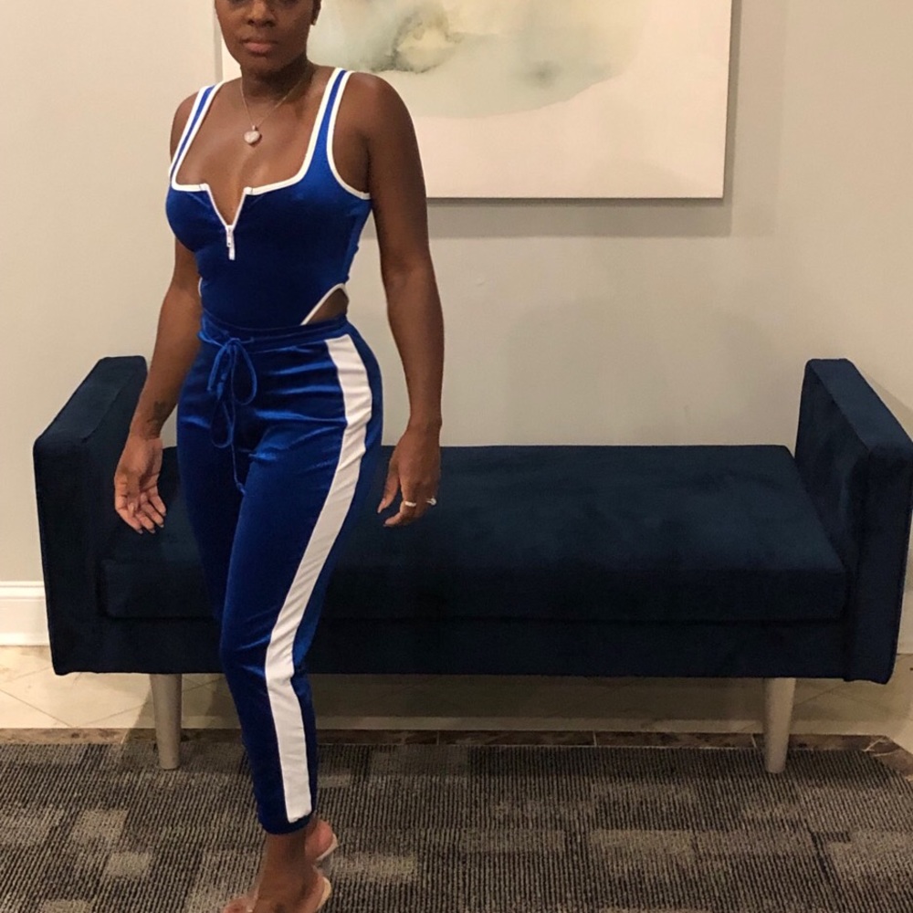 Velvet 2 piece tracksuit
